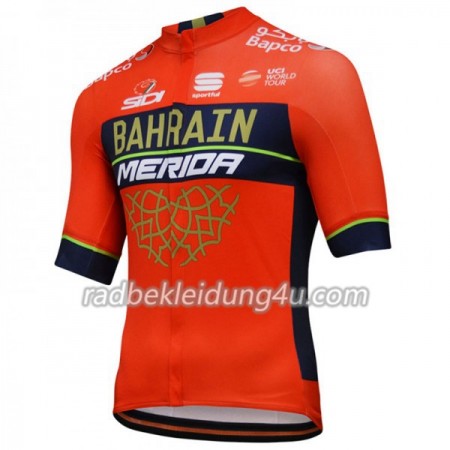 Radtrikot kurzarm 2018 Bahrain-Merida N001